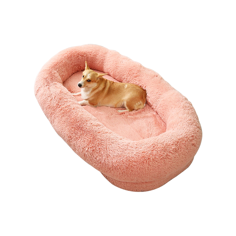 Cuccia per cani in morbido peluche lavabile 