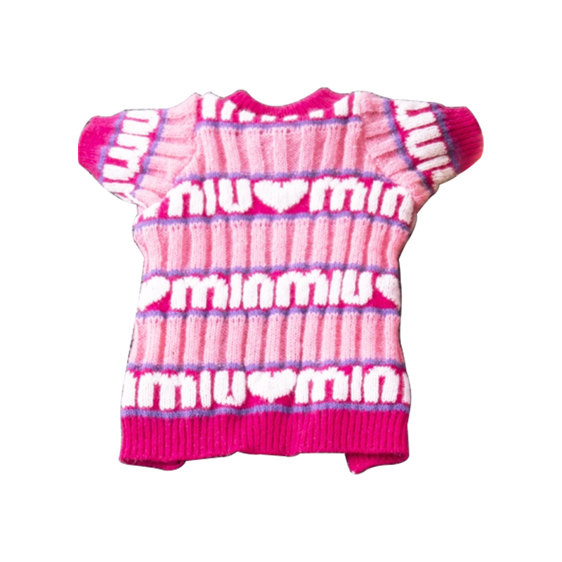 Caldo maglione per cani lavorato a maglia