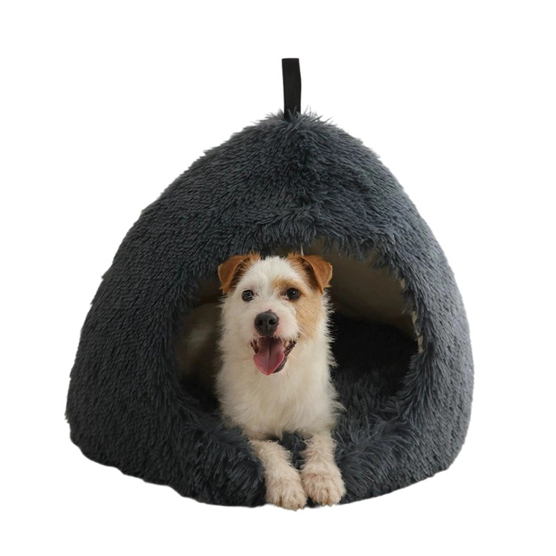 Nido invernale per cani e gatti in peluche