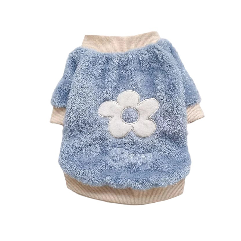 Gilet in peluche per cani e gatti 