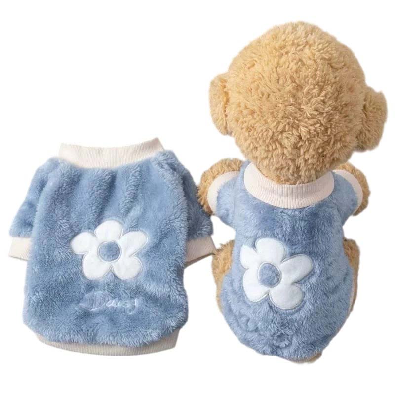 Gilet in peluche per cani e gatti 