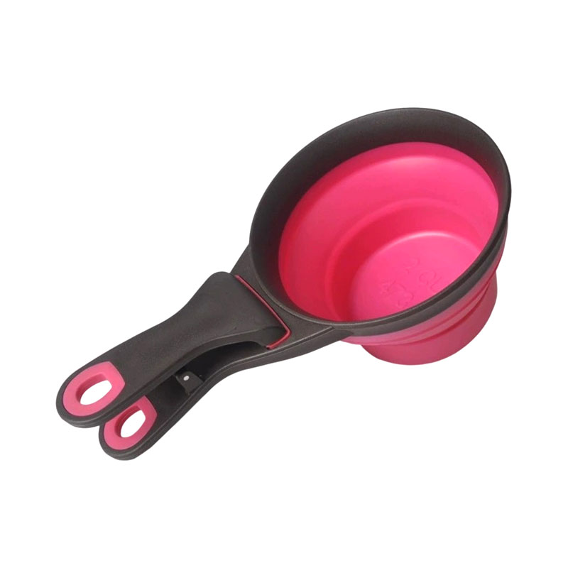 Clip per sigillare il cibo per cani e gatti e ciotola in silicone per l'alimentazione