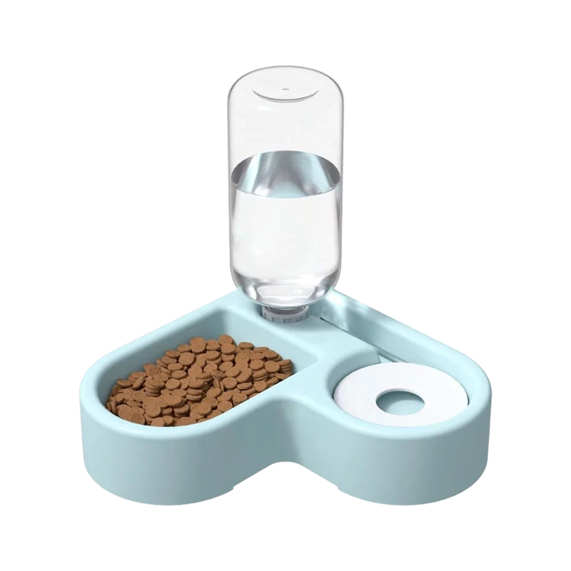 Mangiatoia per acqua per cani e gatti 3 in uno 