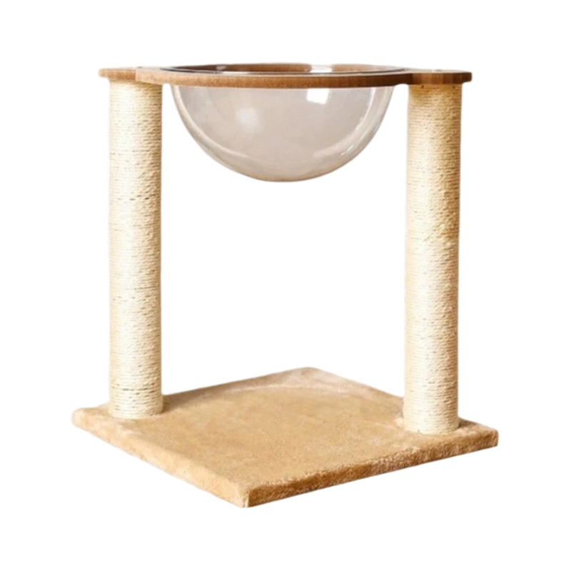 Pedana tiragraffi per gatti in legno